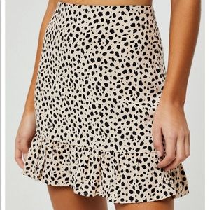 Lottie Moss mini skirt